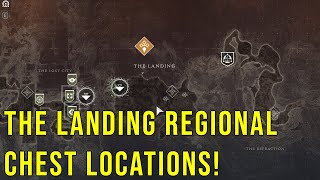 THE LANDING REGIONAL CHEST LOCATIONS  DESTINY 2 [upl. by Nonnel]