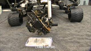 Curiosity Rover Sampling System Scoop Test [upl. by Calia]