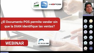 ¿El documento POS permite que vender sin que la DIAN identifique las ventas [upl. by Matthiew904]