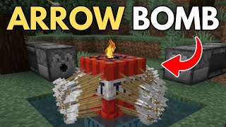 How To Make Arrow Bomb in Minecraft Easy [upl. by Nnylkcaj]