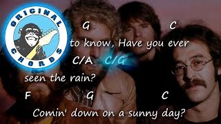 Creedence Clearwater Revival  Have You Ever Seen The Rain  Chords amp Lyrics [upl. by Aivad]