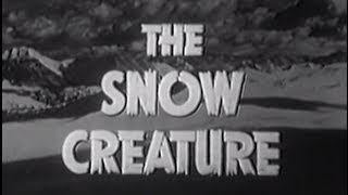 The Snow Creature 1954 Horror Science Fiction [upl. by Atelahs]