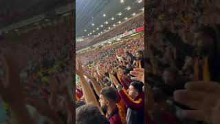 Galatasaray Fans at Kickoff Manchester Old Trafford Champions League galatasaray championsleague [upl. by Kcire]