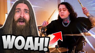 Metal Drummer reacts to Austin Archey Lorna Shore [upl. by Avilys]