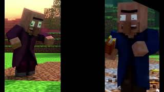 Mom Villager vs Boop and Mustard  Random Annoying Villagers edit [upl. by Baryram]