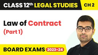 Class 12 Legal Studies Unit 2  Law of Contract Part 1  Topics of Law 202223 [upl. by Cilla]