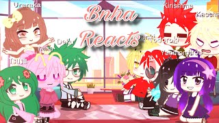 Bnha Reacts Part 2  IzuOcha KiriMina TodoMomo KamiJirou  Gacha Club [upl. by Beisel614]