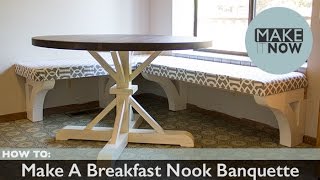 How To Make A Breakfast Nook Banquette [upl. by Hillari]