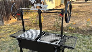 HOW TO BUILD A SPLIT BBQ GRILL  como hacer asador fácil [upl. by Beaufort]