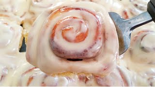 δείτε τα πιο αφράτα Cinnamon Rolls Ρολακια κανέλας με κρέμα τυριού συνταγή εγγύηση [upl. by Dirrej]