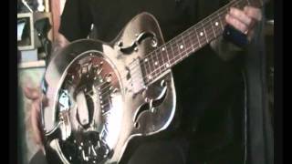 vintage resonator guitar humbucker upgrade 02 [upl. by Riebling]