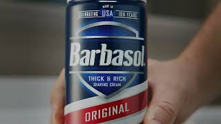 Barbasol Its a Can of CanDo  WORK OF ART [upl. by Stricklan]