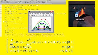 Méthodes aux différences finies Schéma implicite MATLAB [upl. by Uolymme]