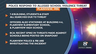 Police respond to alleged school violence threat at Plainview Elementary School [upl. by Weibel]