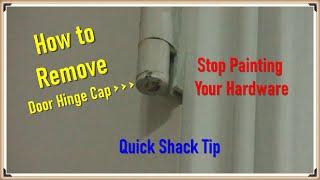 How to remove door hinge cap [upl. by Kilah]