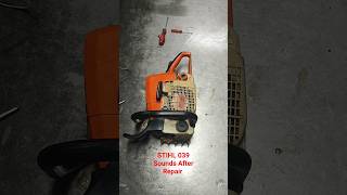 STIHL MS 390  After Repair [upl. by Zsa415]