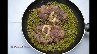 Come cucinare lossobuco con piselli [upl. by Siahc]