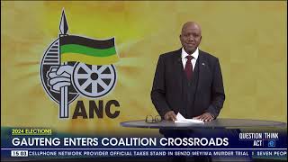 Gauteng enters coalition crossroads [upl. by Ahsinotna618]