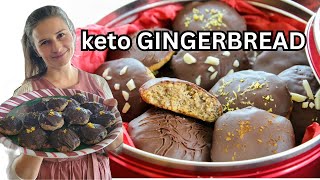 Soft Gingerbread LOW CARB  Lebkuchen  GLUTEN FREE [upl. by Jahdai324]