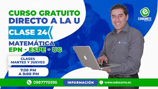 🔴Curso Gratuito📕Admisión 2024🏫Ingreso a la Universidad📚Clase 24 🧠Aptitud Numérica [upl. by Ehrman268]