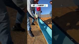 Ice 🧊 amp Water 💧 roofing roofer construction quality work tools roofers roof roofs [upl. by Alfie]