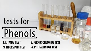 Tests for Identification of Phenols  Organic Qualitative Analysis [upl. by Horn]