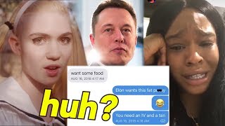 This Grimes and Elon Musk Drama with Azealia Banks Is Kind of Creepy [upl. by Revorg]