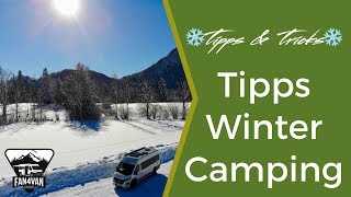 Wohnmobil Wintercamping  Meine besten Tipps für ein warmes Reisemobil [upl. by Seadon]