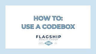 How To Use A Codebox  Eastern North Carolina Property Management and Real Estate Sales [upl. by Akehsat]