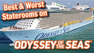 Best amp Worst Cruise Staterooms on Royal Caribbeans Odyssey of the Seas [upl. by Ydnem13]