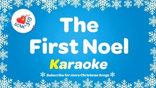 The First Noel Christmas Karaoke Instrumental Music with Lyrics [upl. by Durware]