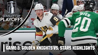 Vegas Golden Knights vs Dallas Stars Western Conference Final Gm 3  Full Game Highlights [upl. by Ecirp]