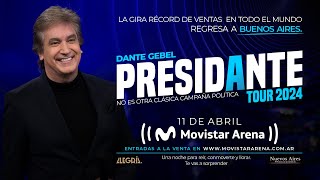 PROMO MOVISTAR ARENA BUENOS AIRES – PresiDante Tour Argentina  Dante Gebel [upl. by Sunil]