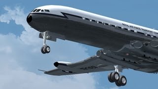 Just Flight  Comet Jetliner  Model Details  FSX Gameplay HD [upl. by Asusej]