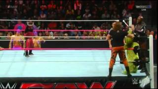 WWE Raw El Torito Vs Mini Gator [upl. by Delphine117]