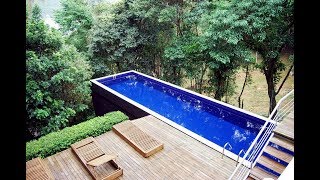 Best Shipping Container Swimming Pools Ideas [upl. by Naryb]