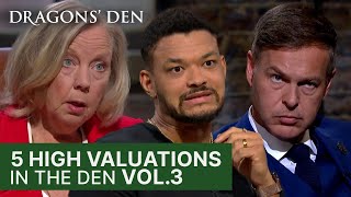 5 Incredibly High Valuations Vol 3  Dragons Den [upl. by Nahn]