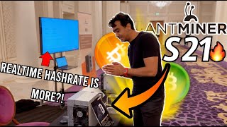 Antminer S21 200th amp 335th Hands On🔥 Realtime Results 🚀 Crypto Mining India Crypto bitcoin mining [upl. by Icart]