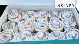 How Cinnabon Makes Cinnamon Rolls [upl. by Calesta]