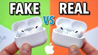 FAKE VS REAL Apple AirPods Pro 2  Perfect Clone  Buyers Beware [upl. by Chadbourne]