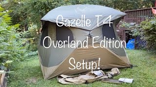 Gazelle T4 Overland Edition Hub Tent Unboxing and Setup Your stepbystep Guide [upl. by Sanson455]