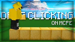 Drag Clicking On MCPE shortmemedragclick [upl. by Eceirahs]