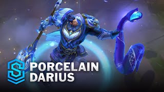 Porcelain Darius Skin Spotlight  PreRelease  PBE Preview  League of Legends [upl. by Shimberg]