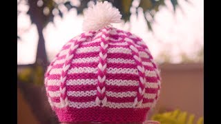 KNITTING CAP for One Year old Kid [upl. by Notak]