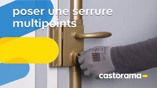 Poser une serrure multipoints apparente Castorama [upl. by Sible586]