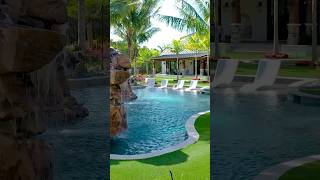 We Design and Build Insane Pools insanepools poolbuild backyardpool lucaslagoons [upl. by Kape828]