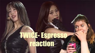 TWICE  Espresso live REACTION [upl. by Analeh]