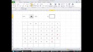 Calendario Automatico Con Excel [upl. by Tnahs57]