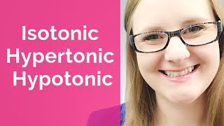 Isotonic Hypertonic Hypotonic EASY [upl. by Blayne]