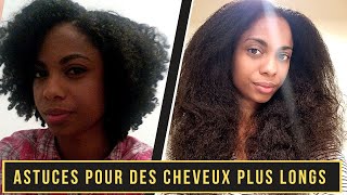 7 ASTUCES pour de LONGS CHEVEUX CRÉPUS BOUCLÉS  Comment traiter les cheveux qui se cassent [upl. by Inness]